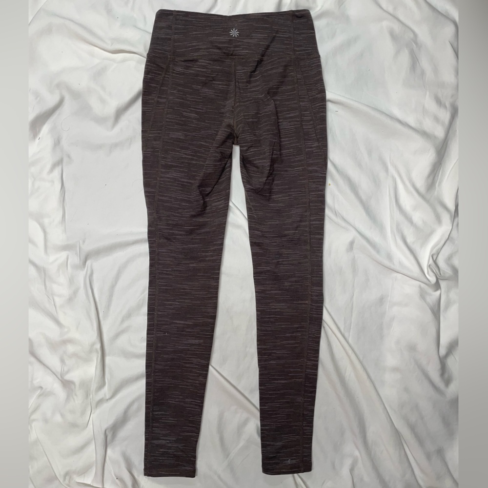 Athleta‎ Space Dye Gray Leggings - Picture 2 of 5